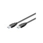 M-CAB USB-kabel 3m Sort M-CAB USB-kabel 3m Sort
